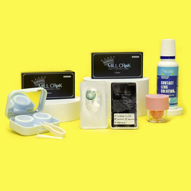 Contact Lens Solution Nursing Eyes Contact Lenses Water Liquid Pupil Cleaning Health Care Portable Eye Drop 60ML contact lenses solution