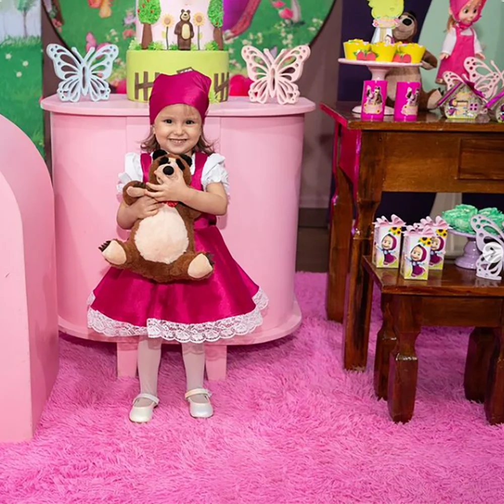 Abito Masha Costume Masha E Orso 18 Mesi Carnevale Bambina Costume