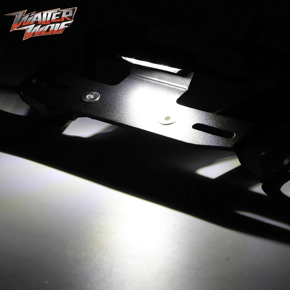 MT-09 Tail Tidy Fender Eliminator LED License Plate Bracket Kit YAMAHA MT09 SP FZ09 FZ-09 MT FZ 09 Registration Plate Holder license plate holder motorcycle license plate holder