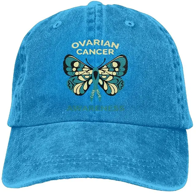 Sports Denim Cap Ovarian Cancer 
