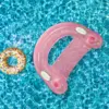 Inflatable Pool Floats for Adult Kids, Float Chairs with Cupholders and Handles Pool Lounges, PVC Water Mattresses Hammock Mat 4