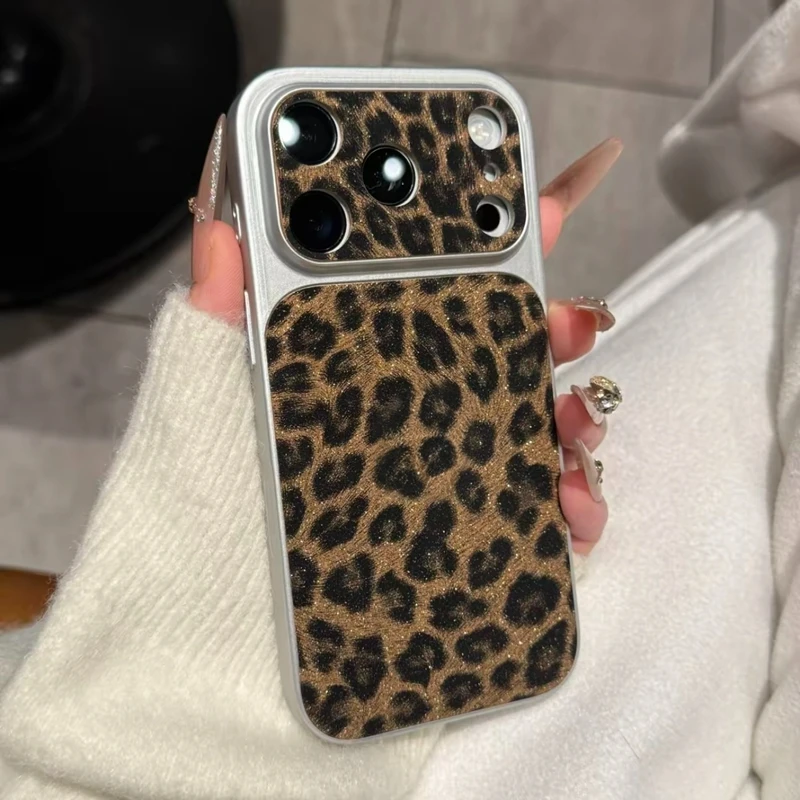 Luxury Leopard Print Shockproof Phone Case Cover