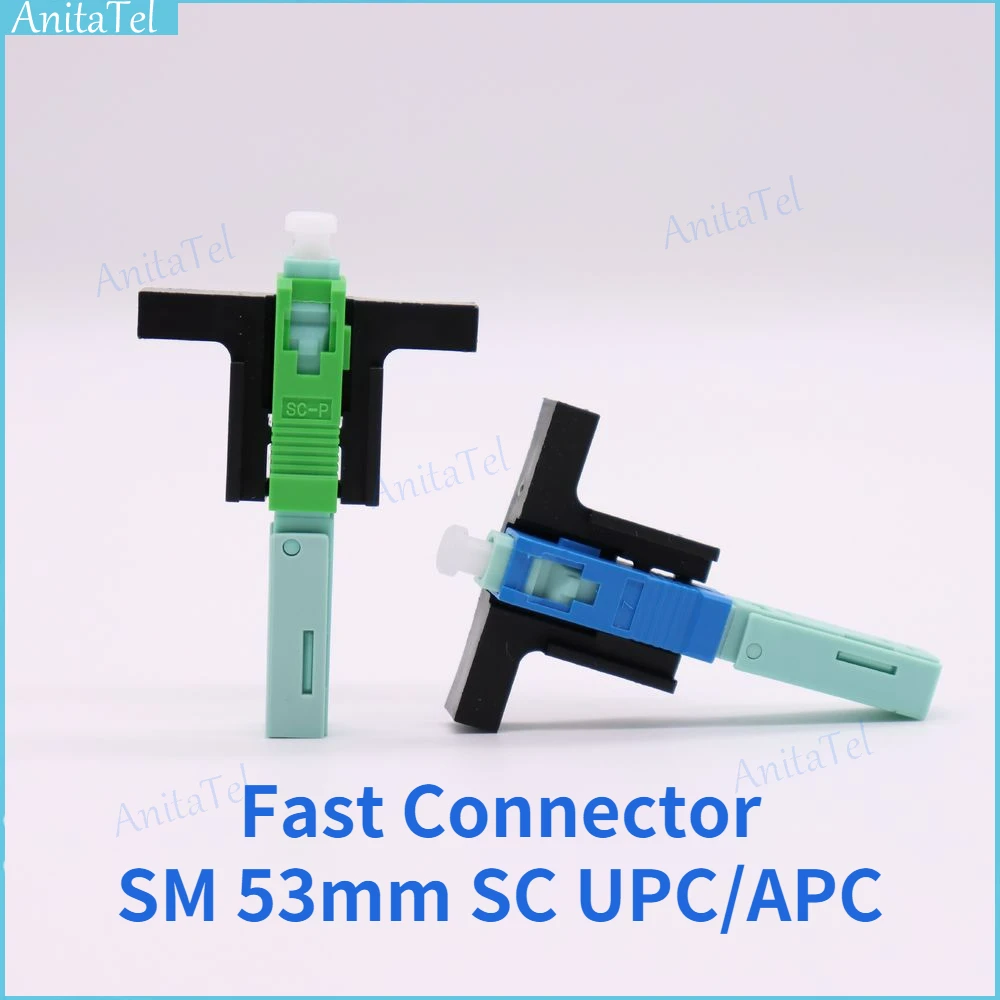 Connettore Rapido Ottico In Fibra Ottica Sc Upc/Apc Di Alta Qualità Da 53Mm Sm Single Mode Ftth Tool Connettore Rapido Ottico