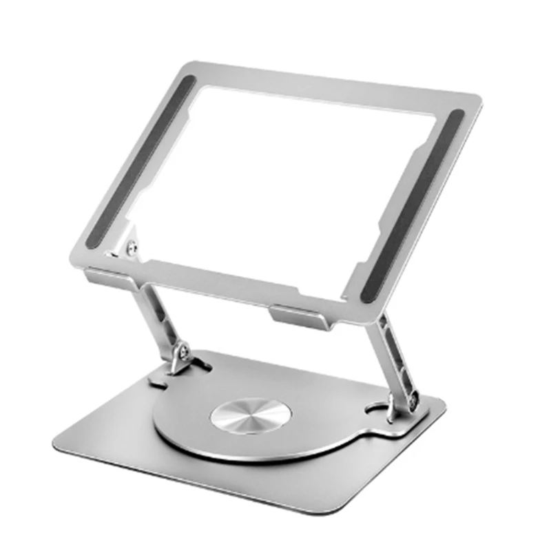 Ergonomic Laptop Holder Efficient Cooling 360&deg;Rotate Tablet Stand for Laptops to 17Inches for Home Offices PC Bracket