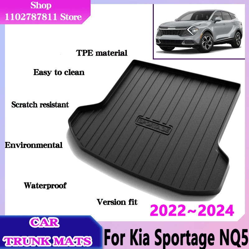 For Kia Sportage 2023 Accessories 2022 2024 NQ5 Car Trunk Mat Easy