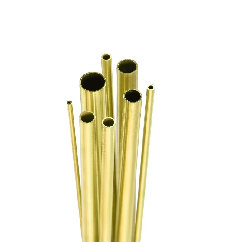 Versatile Brass Tube Set with Multiple Diameter and Length Options