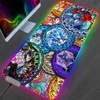 Disney K-Kingdom Hearts For Rgb Mouse Pad Xxl Steelseries Laptop Mat Gaming Mousepad Backlit Keyboard 6
