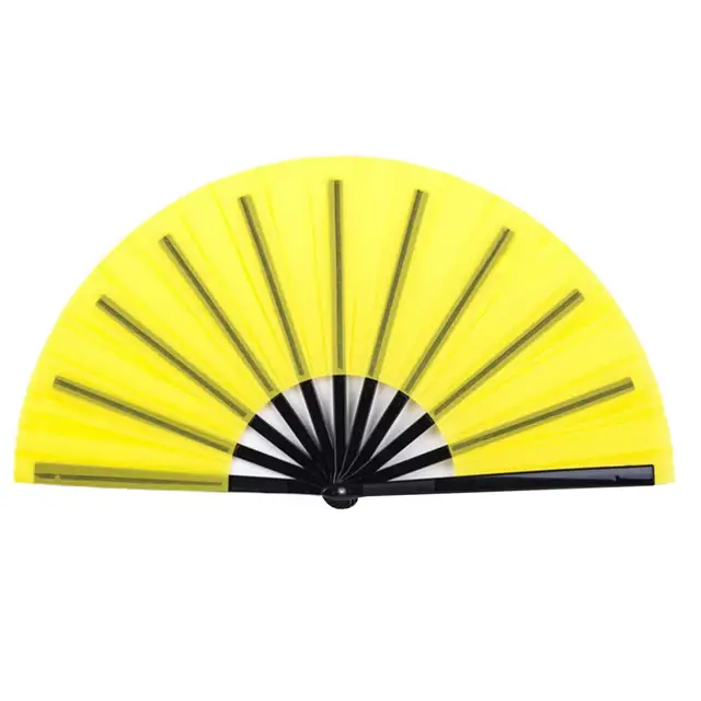 Kínai Összecsukható Ventilátor Egyszínű, Kényelmes, Sima Nyílás Bezárása Tai Chi Rajongó Elegáns Klasszikus Színpadi Tánc Kiegészítő - Image 5