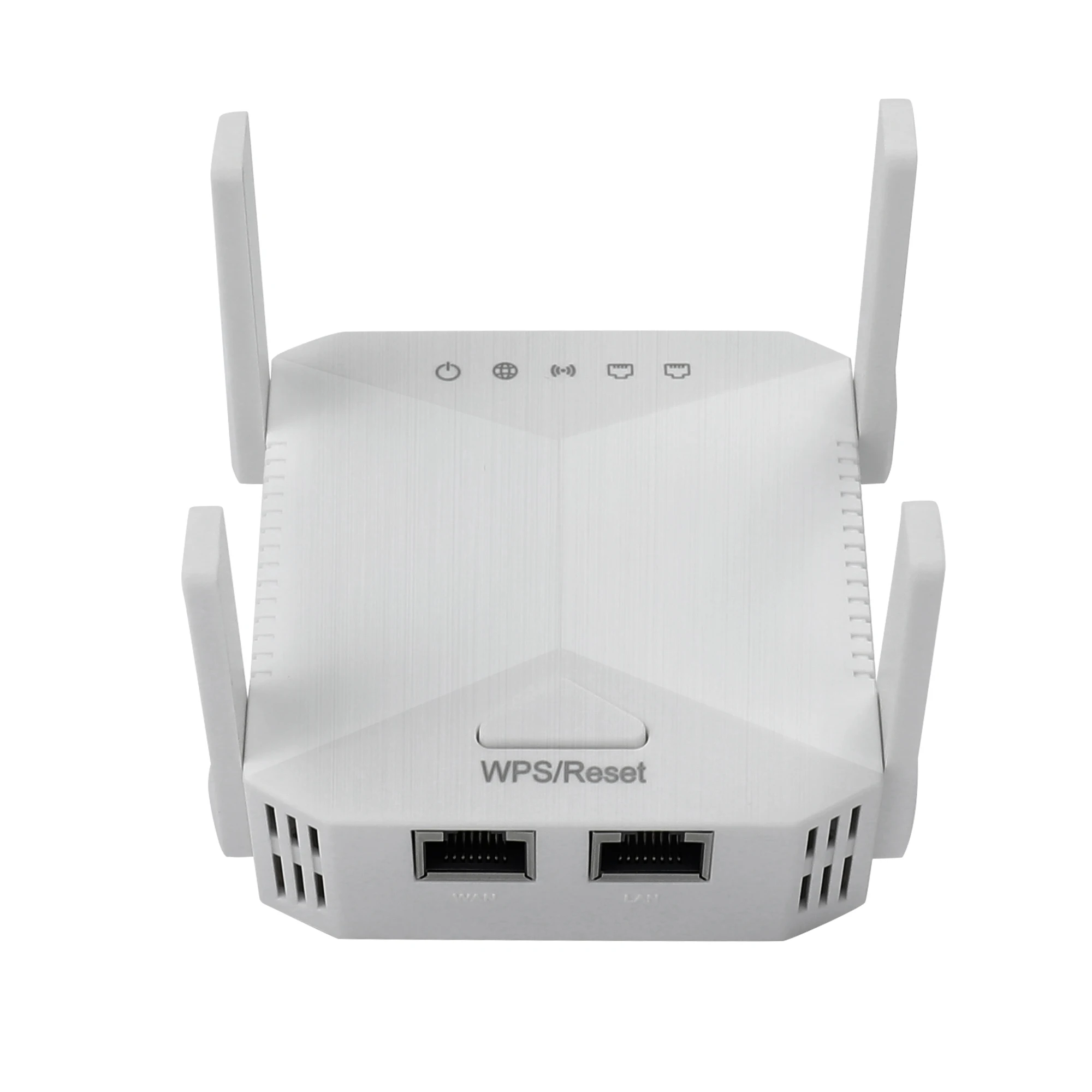 LCX28 WiFi Signal Amplifier Four Antenna Double A Front-end Ports Network Intensifier Wireless Repeater 300Mbps The Scope