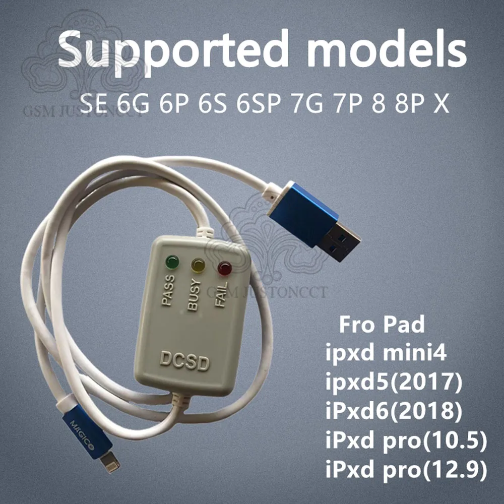 오리지널 DCSD 알렉스 케이블 DCSD USB 케이블 아이폰 6S-X 시리얼 포트 엔지니어링 라인 퍼플 스크린 입력 읽기 쓰기 Nand SysCfg
