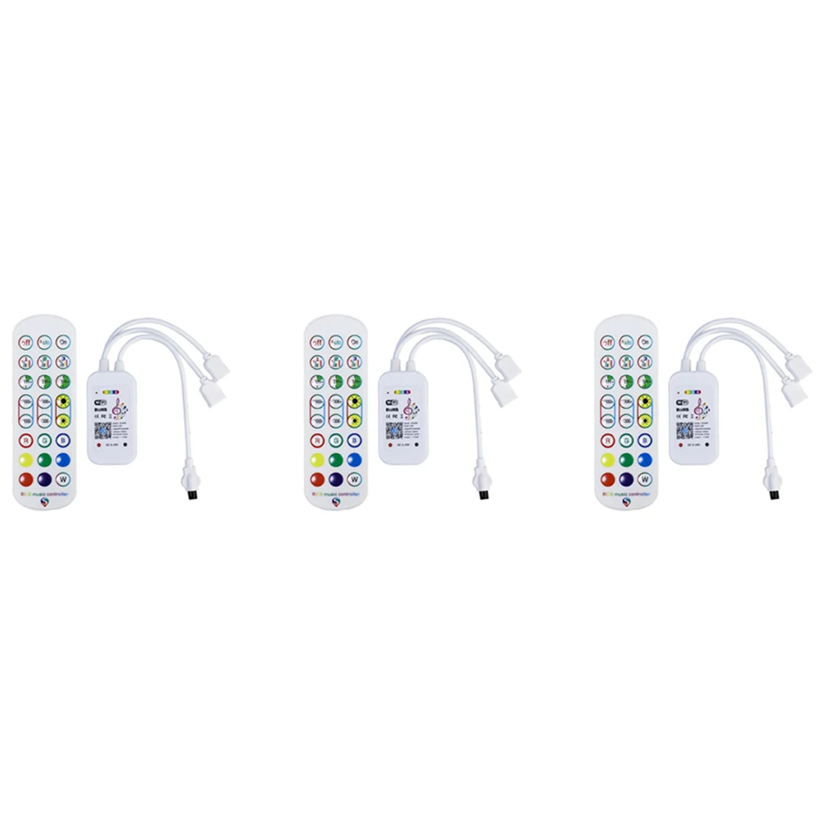

3X Tuya WiFi RGB Controller for LED Strip Light 3528 2835 5050 RGB Controler with 24Keys Remote Control