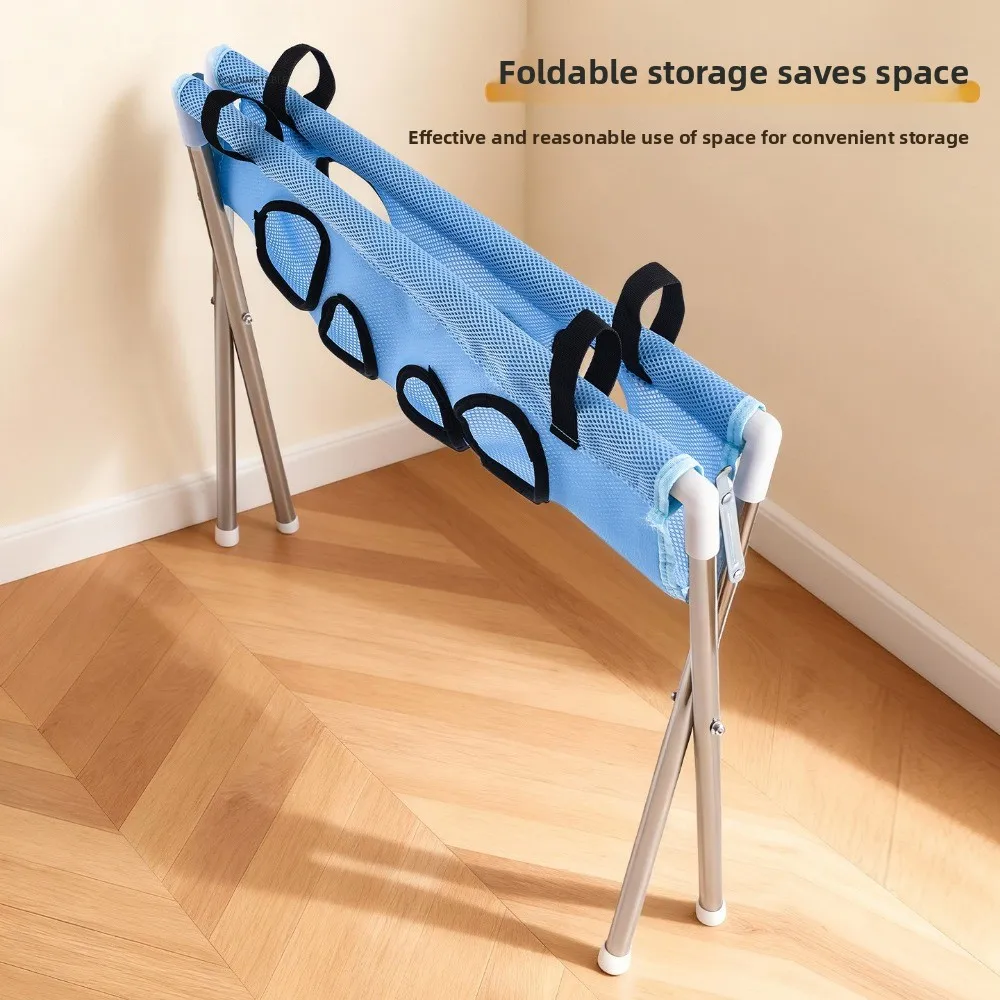 Anti-Scratch Pet Grooming Hammock Support Frame Detachable Puppy Nail Clipping Holder Sturdy Adjustable Pet Bathing Rack