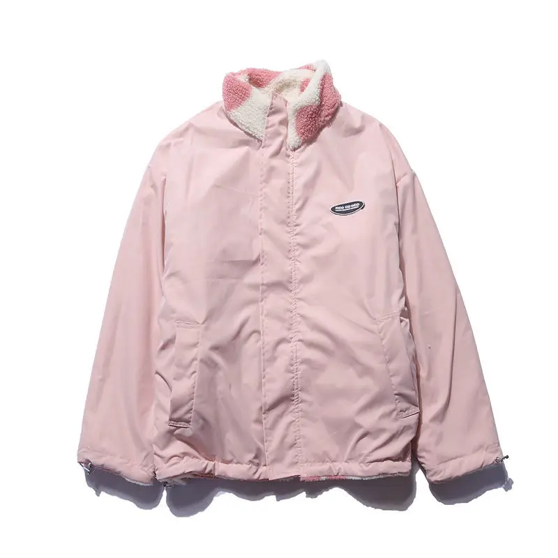 Double-Sided Style Love Lambswool Women's Couple Jacket - true deals club