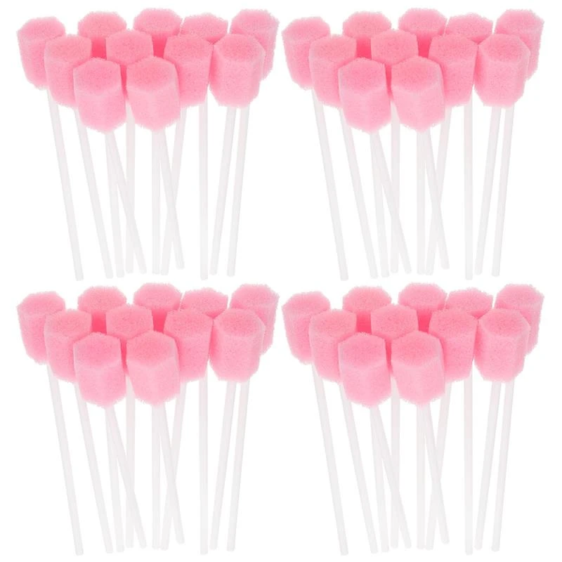 Oral Swabs Mouth Sponge Swab Cleaner Baby Care Cleaning Toothbrush