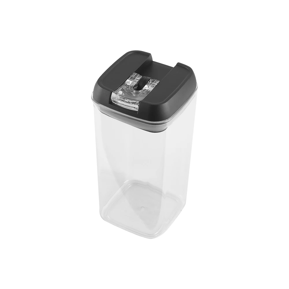 【Lifeideas】7Pcs Airtight Food Storage Containers with Clasp Lids Plastic Clear Jars with Easy Lock Lid Kitchen Pantry Organize