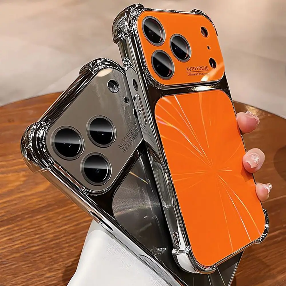 Aurora Laser Shockproof Luxury Plating Bumper Case