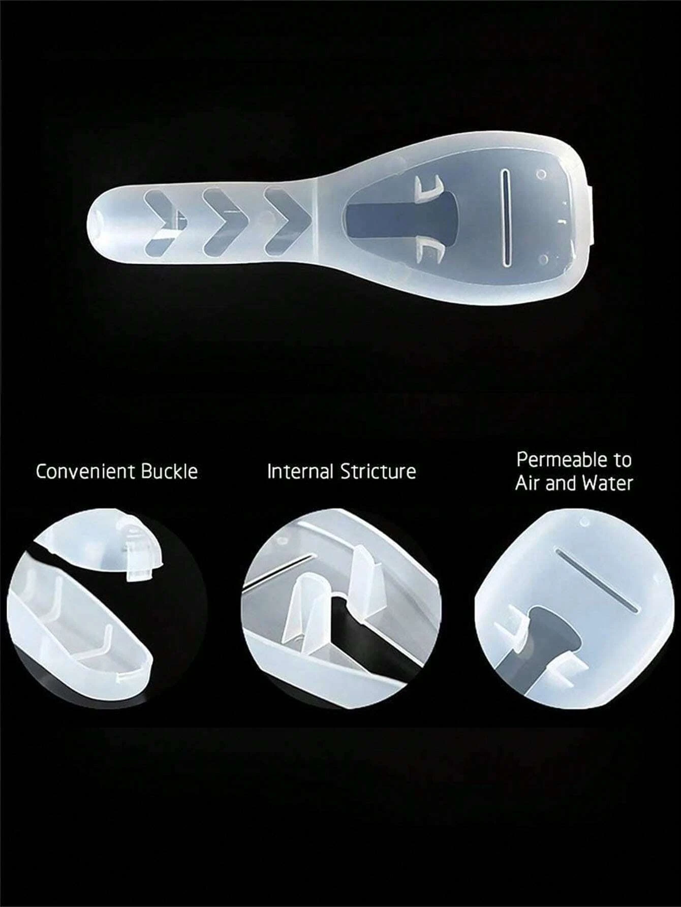 1pc Plastic Travel Razor Case Outdoor Camping Business Trip Portable Razor Holder Container Storage Shaving Box 5