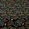 1 Cartoon Fun Printed Matte Fitted Sheet, Bedroom Printed Bed Cover, Bedding (Excluding Pillowcases) 6