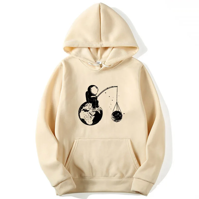 Sudadera con capucha de marca para hombre, suéter informal Unisex con estampado divertido de astronauta, jersey de Hip Hop de alta calidad, primavera y otoño