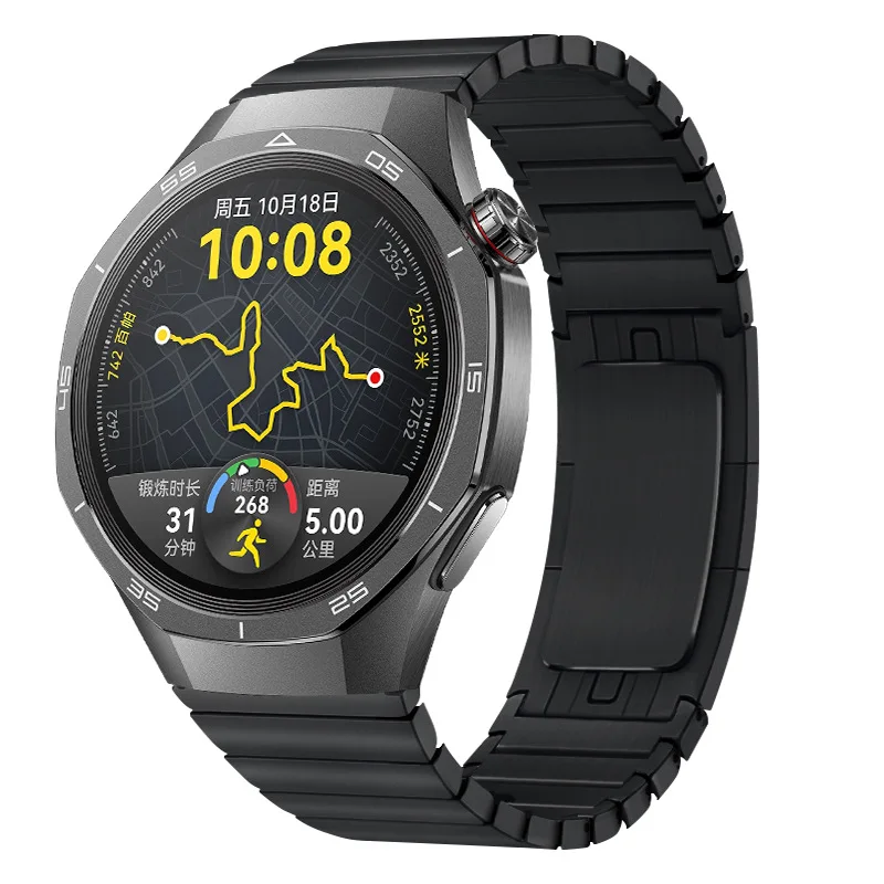 سوار فولاذي غير قابل للصدأ لساعة هواوي 5 46 مللي م...