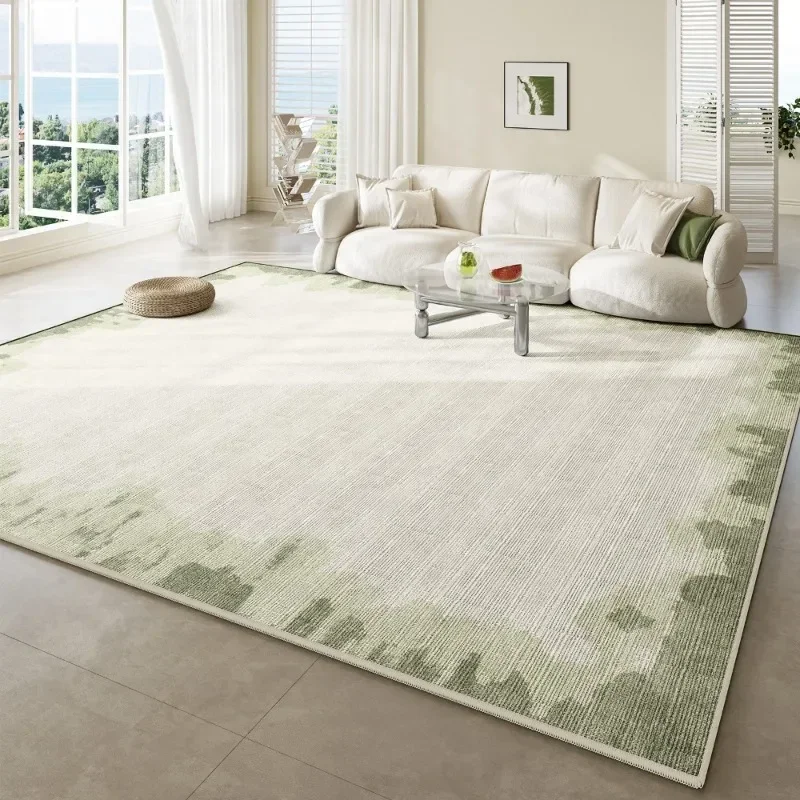 Floor mat plush rug decorative carpet plush carpet large living room carpet bedroom bedside floor mat creative green carpets luxury home decoration rug for indoor cloakroom study