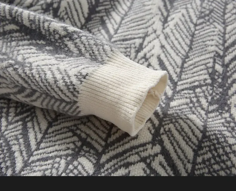 Mens Knitted Sweater for Autumn and Winter High-quality  Thick and Warm Sweater Round Neck Casual Fashion Pullover Men Clothing 4