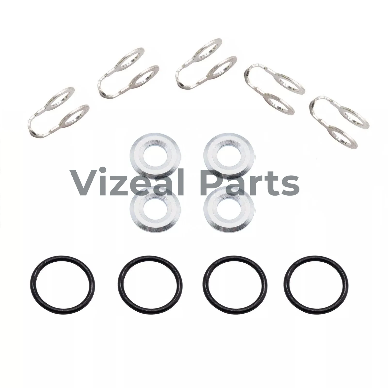 1Set/ 3Sets/ 5Sets Fuel Injector Seal Gasket Copper Washer Kit For Toyota Hilux KUN26 D4D 1KD-FTV 3.0L 2KD-FTV