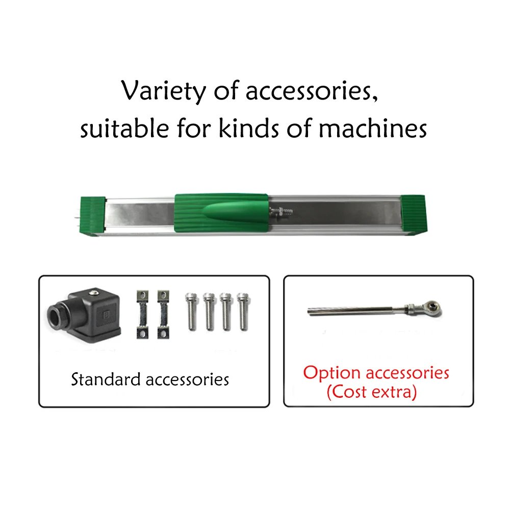 KTF 75-275mm Slider Linear Transducer 75 100 125 150 175 200 225 250 275mm PKM linear Sensor Scale for Injection Machine