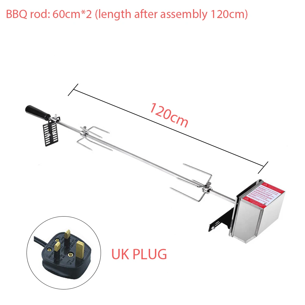 UK Plug 2 BBQ Fork