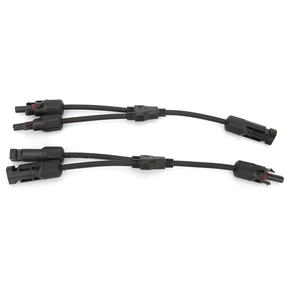 1쌍 병렬 Y 분기 커넥터 1000V 30A 방수 IP67 태양광 패널 어댑터 FFM+MMF PV 어댑터 케이블 PV 시스템