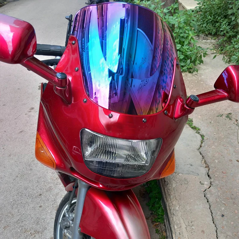 

Ветрозащитный экран на лобовое стекло мотоцикла для Kawasaki ZZR400 ZZR600 1993-2001 02 2003 2004 2005 2006 ZZR 2007