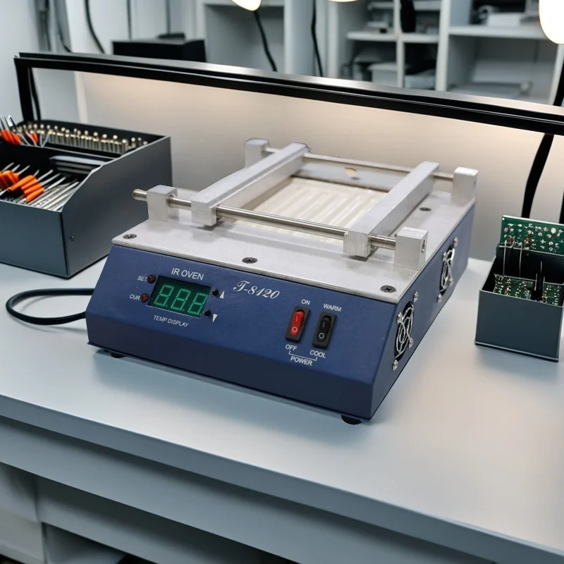 PUHUI T-8120 Preheating Oven Preheating Plate Infrared BGA Rework Station 4