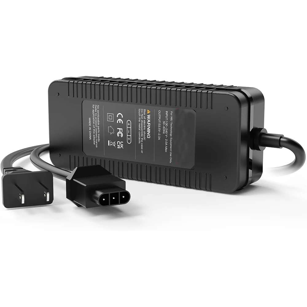 Caricabatterie Per Scooter 53.5V 2A Per Scooter Niu Kqi1 Pro/Sport & Kqi2 Pro E Kqi3 Pro/Sport/Max, Adattatore Di Alimentazione Di Ricambio