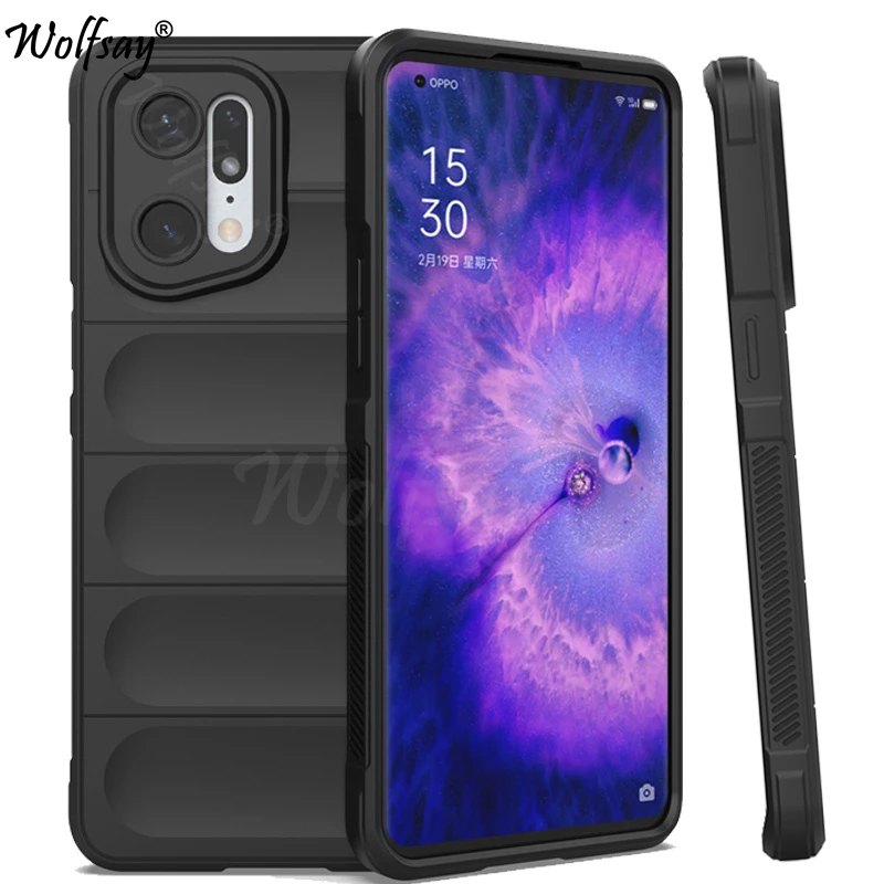 Custodia Per Telefono Antiurto Per Oppo Trova X5 Pro Custodia In Silicone Antiscivolo Cover Completa Per Oppo Trova X5 Custodia Per Oppo Trova X5 Lite
