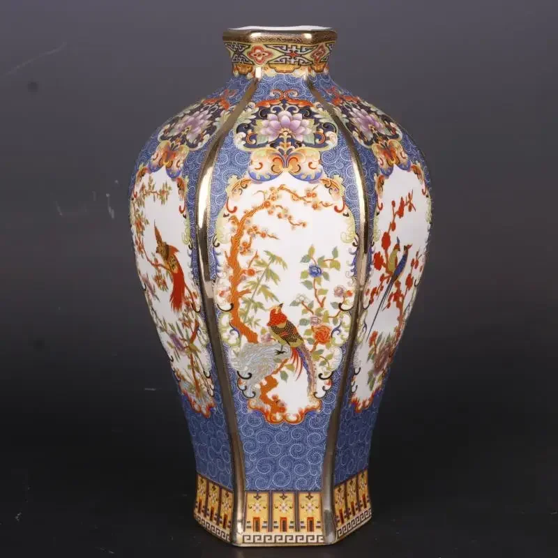 

Qing Dynasty and Qianlong Period in China Home Chinese Style Antiques Curios Antique Craft Porcelain Vase Decorations Decor