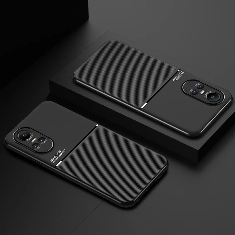 Luxury Texture Soft Magnetic Phone Case - Premium Back Cover