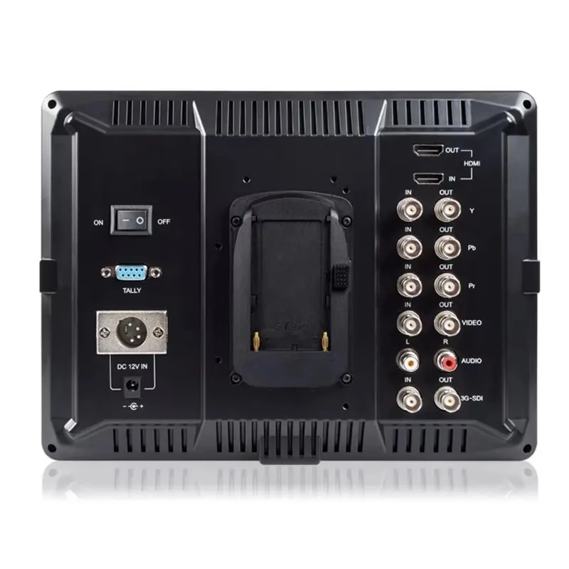 Feelworld FW1018SPV1 10.1 Inch Field Monitor with Histogram IPS 3G-SDI HDMI-compatible Photography Studio Camera Top