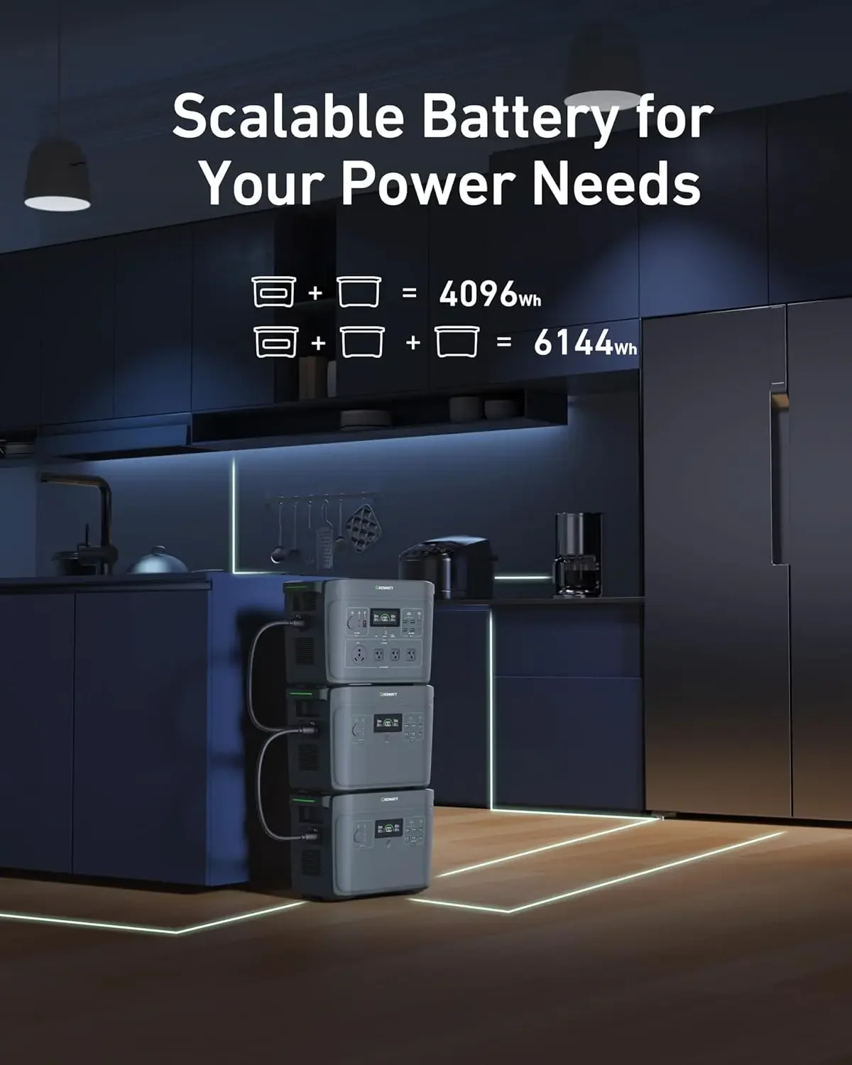 Portable Power Station，INFINITY 2000 Green Electric Solar Generator，2048Wh LifePO4 Battery