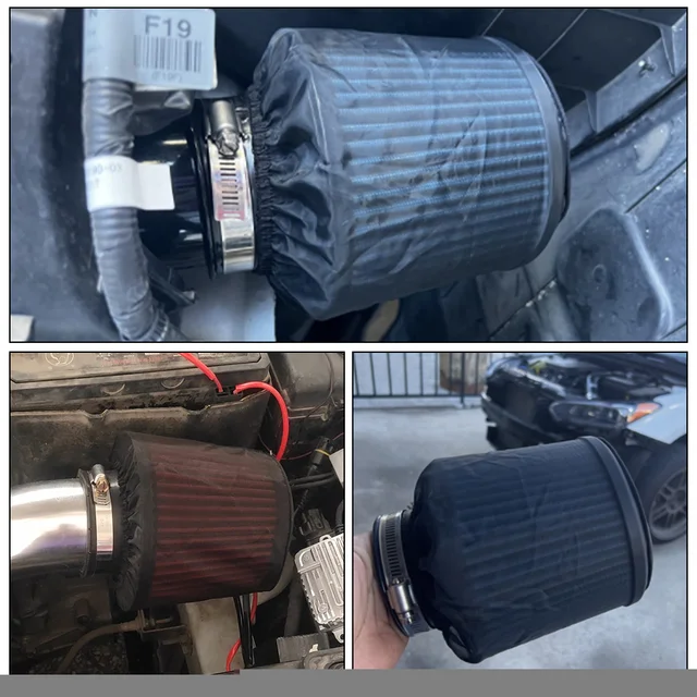 Coprifiltro Aria Impermeabile - Calza Protettiva Per Filtri Di Aspirazione Auto E Moto - Foto 3