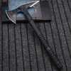 Multi-function black tactical axe outdoor rescue axe fire axe jungle logging multi-function removable axe + nylon axe sleeve 2