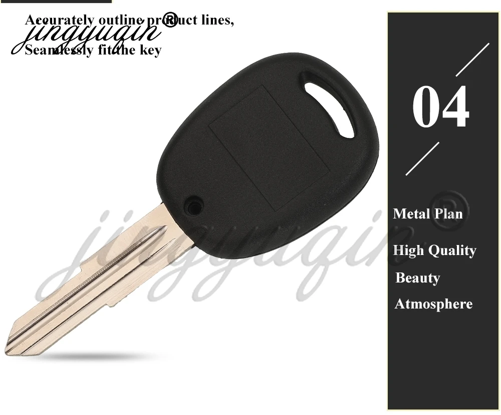 Jingyuqin 2-Tasten-Auto-Fernschlüsselgehäuse für Chevrolet Spark Beat Sail Aveo Kalos Barina Epica Lova Ersatzgehäuse – Detail 8