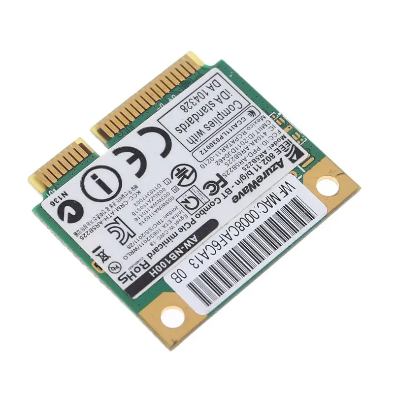 하프 미니 PCI-Express BT4.0 Wlan 무선 Wifi 카드 어댑터 AW-NB097H AW-NB126H P9JB