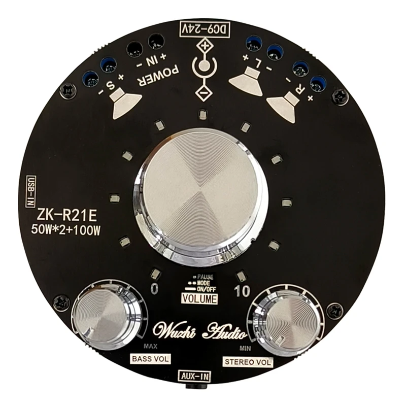 

Плата усилителя 50 Вт + 50 Вт + 100 Вт, качественный чип BT 5,1, 2,1-канальный стереосабвуфер