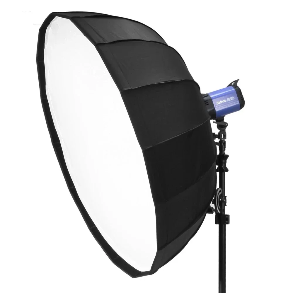 Selens 65/85/105Cm Pieghevole Rapido 16 Aste Beauty Dish Ombrello Softbox Con Diffusore Bowens Mount Soft Box Per Ritratto In Studio