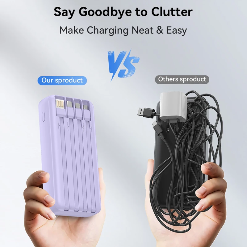 Power Bank 20000mah With Built-in Cables And Led Display Fast Charge_voghion.com