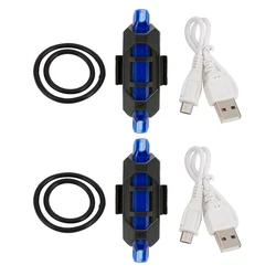 Set of 2 LED Safety Warning Lights (Blue)