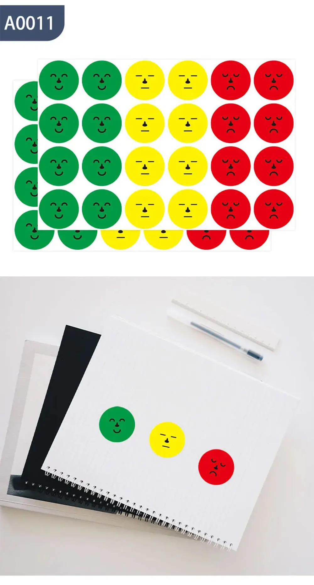 Behavior Stickers Happy Lohri Sticker 1200pcs Emotion Stickers For Classroom - 1 Inch ...