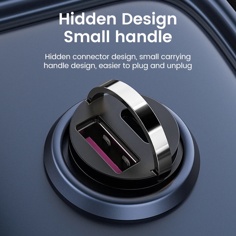 Car Phone Charger Adapter 120W USB Fast Charging for iPhone 15 Xiaomi Huawei Sumsung
