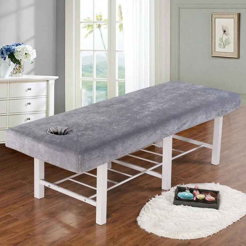 Couvre-lit de table de massage spa Feuille de couverture de table de