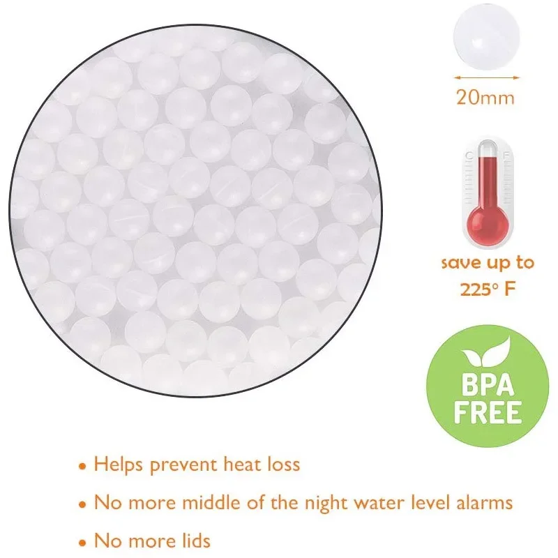 Sous Vide Cooking Balls BPA Free 20mm 200 Balls with Mesh Drying Bag For Immersion Cooker Water Bath Cooking Sous Vide Container 6